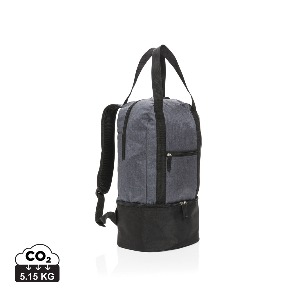 Sac à dos publicitaire isotherme 3 en 1 Gris et Noir